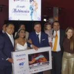 Gaspar Trueba junto a Luis Nava celebran 64 matrimonios en Colón por el día del Amor y la Amistad.