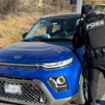 En Corregidora, POES detiene a dos sujetos y asegura vehículo robado