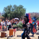 Con danza reciben primavera en Pirámide del Pueblito