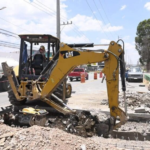 Reparan alcantarilla dañada en avenida San Pedro, en Soledad