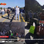 EJIDATARIOS BLOQUEAN ACCESO A MEXQUITIC POR DRENAJE COLAPSADO