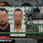 Detienen a dos presuntos implicados en robo de vehículos en Cerritos