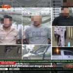 Detienen a tres personas con droga y armas en SLP
