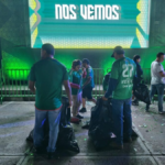 OPERATIVO DE LIMPIEZA MUNDIALISTA PERMANENTE EN LA PLAZA DE SOLEDAD