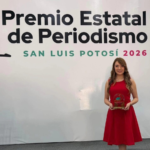 CON KENIA FIGUEROA, LA ROJA OBTIENE PREMIO ESTATAL DE PERIODISMO