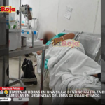 ¡HASTA 48 HORAS EN UNA SILLA! DENUNCIAN FALTA DE CAMILLAS EN URGENCIAS DEL IMSS DE CUAUHTÉMOC