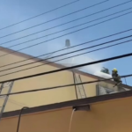Movilización por fuga de gas en tanque estacionario