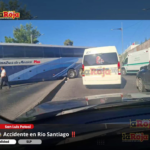Accidente provoca fuerte caos vial en Río Santiago