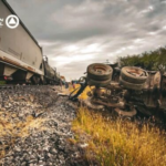 Tren destroza camión de volteo en la carretera a Chichimequillas 