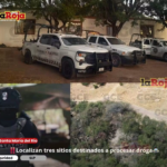 Detienen a 11 y aseguran tres inmuebles presuntamente ligados al procesamiento de droga en Santa María del Río
