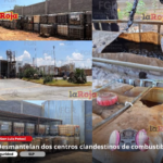 Desmantelan dos centros clandestinos de combustible en San Luis Potosí