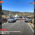 Tráiler vuelca en la carretera 80; extreme precauciones