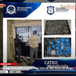 Catean inmueble en Matehuala y aseguran más de 500 dosis de presunta droga