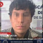 Detienen a hombre por presunto ataque con machete