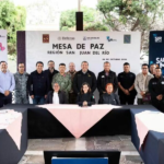 Abordan medidas preventivas en la Mesa de Paz