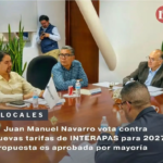 Juan Manuel Navarro vota contra nuevas tarifas de INTERAPAS para 2027; propuesta es aprobada por mayoría