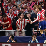 El recital del Atlético ante el Manchester United va por Barrios