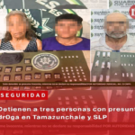 Detienen a tres personas con presunta droga en Tamazunchale y SLP